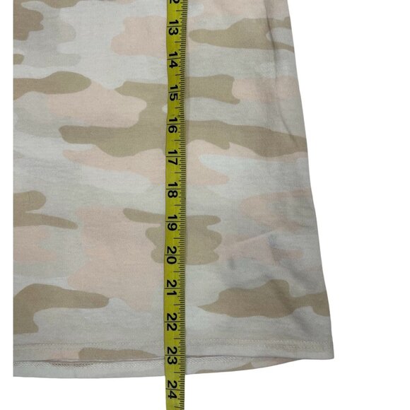 Lucky Brand Women Pink Camo Size Small Lightweight Tee 3/4 Sleeve - Picture 4 of 7